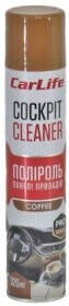 Полироль для салона Carlife Cockpit Cleaner кофе 320 мл