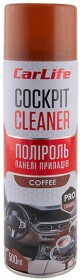 Полироль для салона Carlife Cockpit Cleaner кофе 500 мл