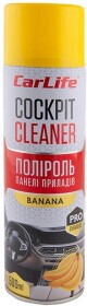 Поліроль для салону Carlife Cockpit Cleaner банан 500 мл