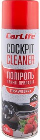Полироль для салона Carlife Cockpit Cleaner клубника 500 мл
