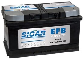 Аккумулятор Sicar 6 CT-75-R EFB Start Stop BF60C