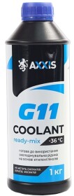 Готовий антифриз Axxis Coolant Ready-Mix G11 синій -36 °C