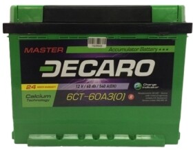 Акумулятор DECARO 6 CT-60-L Master 66031m