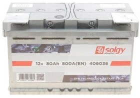 Аккумулятор Solgy 6 CT-80-R 406036