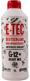 Готовый антифриз E-TEC Glycsol G12+ красный -38 °C