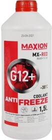 Готовий антифриз Maxion G12+ червоний -38 °C