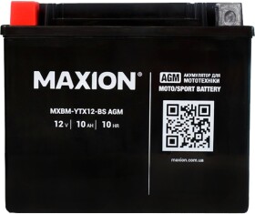 Акумулятор Maxion 6 CT-10-L MXBM-YTX12-BS
