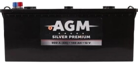 Акумулятор AGM 6 CT-140-L Silver Premium AKBGU11662