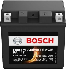 Акумулятор Bosch 6 CT-6-R Factory Activated AGM 0986FA1170