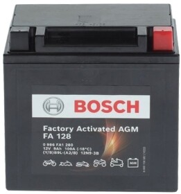 Аккумулятор Bosch 6 CT-9-R Factory Activated AGM 0986FA1280