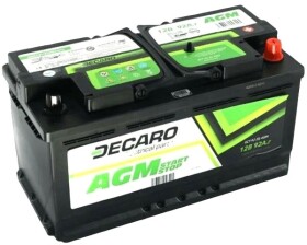 Акумулятор DECARO 6 CT-92-R AGM Start Stop 6920AGM