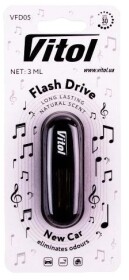 Ароматизатор Vitol Flash Drive New Car 3