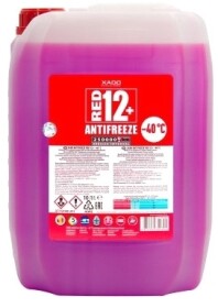 Готовий антифриз Xado (пластик) G12+ червоний -40 °C