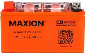 Акумулятор Maxion 6 CT-7-L MXBM-YTX7A-BSGEL