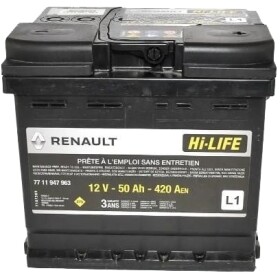 Акумулятор Renault / Dacia 6 CT-50-R 7711947963