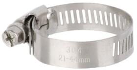 Хомут Intertool TC-1122 червячный 21-44 мм сталь W2 1 шт
