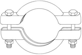 Хомут MTS 028304 двосекторной роз'ємний  70 мм 1 шт