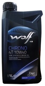 Моторна олива 4Т Wolf Chrono 10W-40 напівсинтетична