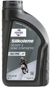Моторна олива 2Т Fuchs Silkolene Scoot 2 напівсинтетична