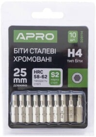Набор бит Apro 309114 10 шт.