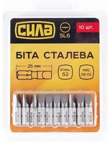 Набор бит Сила 309225 10 шт.