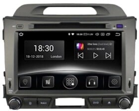 Штатная магнитола Gazer CM5008-SL