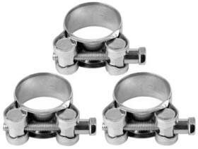 Хомут Vorel GBS 73793 гвинтовий 32-35 мм сталь оцинкована W1 3 шт