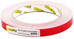 Двосторонній скотч UNIFIX PN-1205W на поліетиленовій основі 12 мм Х 5 м