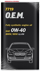 Моторна олива Mannol O.E.M. For BMW 0W-40 синтетична