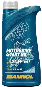 Моторна олива 4Т Mannol Motorbike 4-Takt HD 20W-50