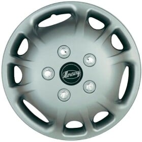 Комплект колпаков на колеса JESTIC Mercury Chrom цвет серебристый