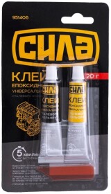 Клей Сила двухкомпонентный серый