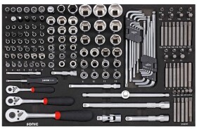 Набір інструментів Sonic 316001 1/2", 3/8", 1/4" 160 шт.