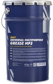 Mannol MP-2 Multipurpose Grease многоцелевая смазка, 4,5 л (8027)