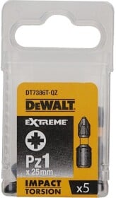 Набор бит DeWALT Impact Torsion DT7386T 5 шт.