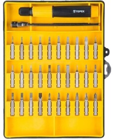 Отвертка прецизионная с набором бит Topex 39D555