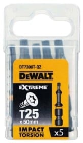 Набор бит DeWALT Impact Torsion DT7396T 5 шт.