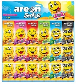 Набір ароматизаторів Areon Smile Асорті