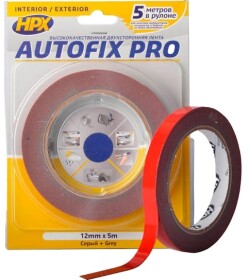 Двосторонній скотч HPX AF1205 на акриловій основі 12 мм x 5 м