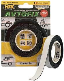 Двосторонній скотч HPX DSA1202 на поліетиленовій основі 12 мм x 2 м