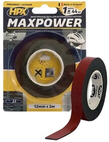 Двосторонній скотч HPX OT1202 на акриловій основі 12 мм x 2 м