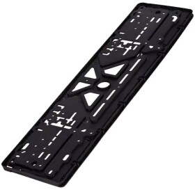 Рамка номерного знака Штурмовик 3798 колір чорний із сріблястим на Toyota