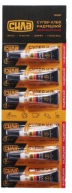 Клей Сила Суперклей гель Extra Strong (6 шт)