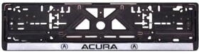 Рамка номерного знака Штурмовик 00000018476 цвет черный на Acura