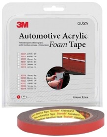 Двосторонній скотч 3M 30321 на акриловій основі 12 мм Х 5 м