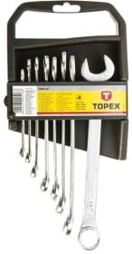 Набор ключей рожково-накидных Topex 35D374 6-19 мм 8 шт