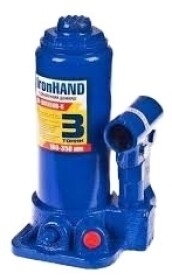 Домкрат Vitol IronHAND бутылочный гидравлический 3 т IH180350D