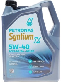 Моторное масло Petronas Syntium X A3/B4 5W-40 синтетическое