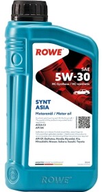 Моторное масло Rowe Synt Asia 5W-30 синтетическое