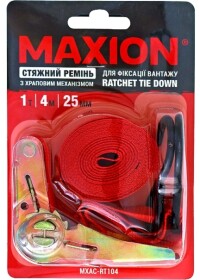 Стяжний ремінь Maxion 1 т 4 м МXAC-RT104